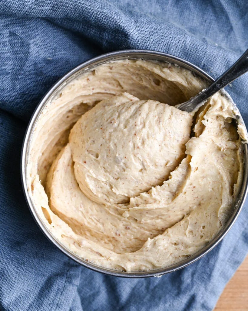 A bowl of whipped maple butter