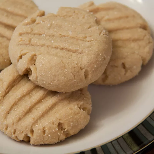 Maple cookies on a plate